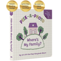 Peek-A-Photo 'Where's My Family?' | Personalized Lift-the-Flap Baby Photo Book