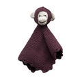 Percy the Monkey Organic Cotton Knit Lovey | Handmade Baby Security Blanket