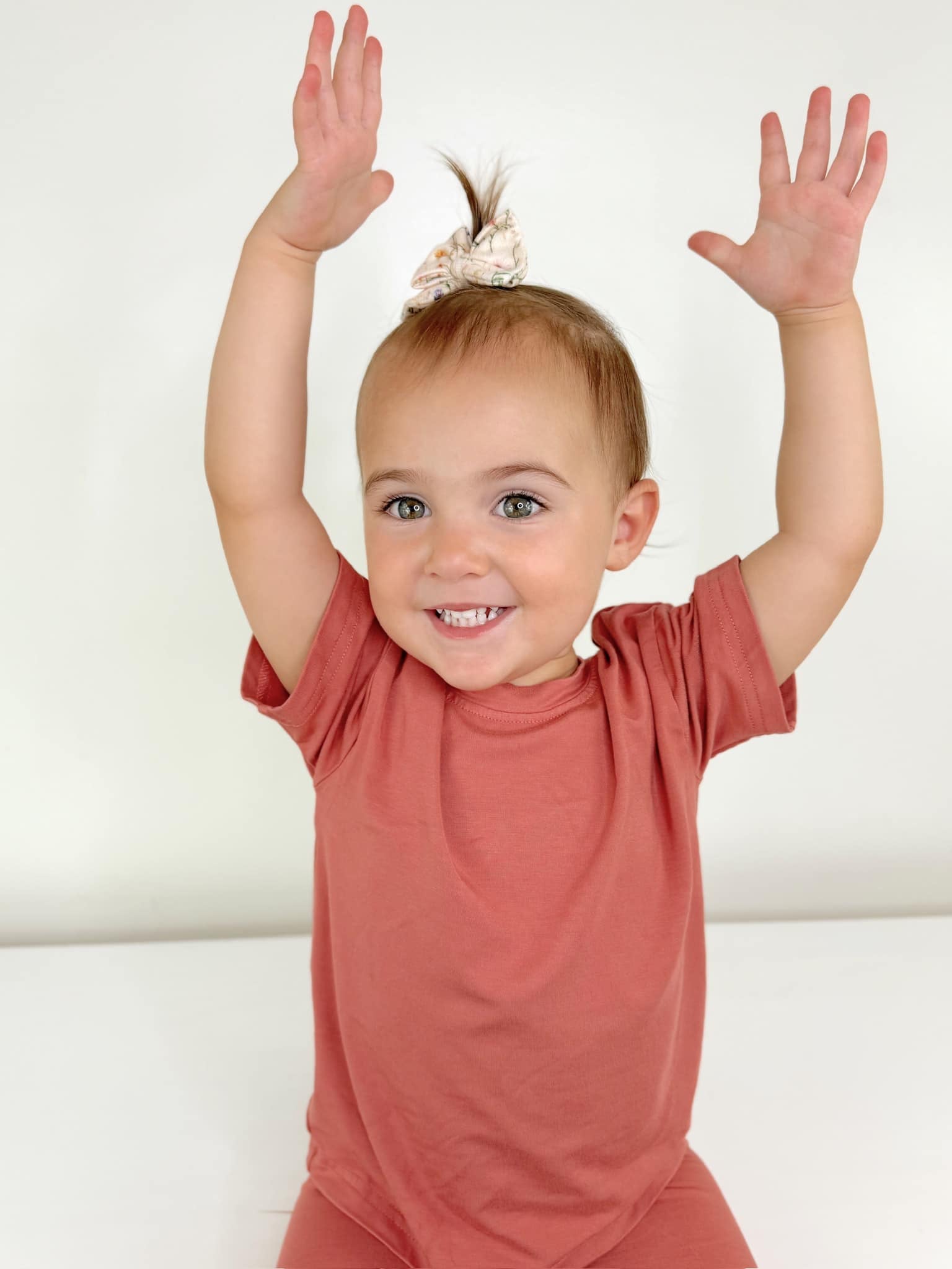 Soft Bamboo Baby Tee & Bike Shorts | Organic Baby Outfit for Sensitive Skin
