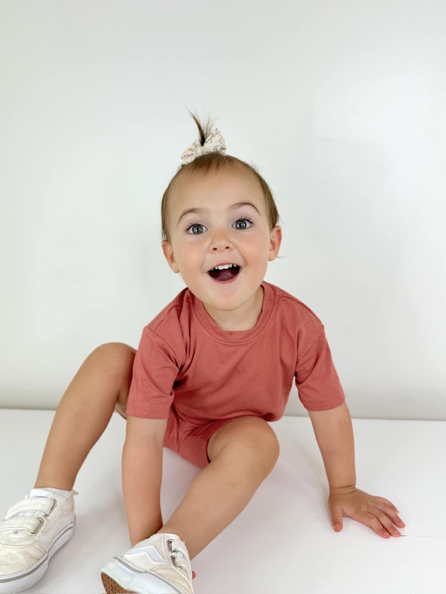 Soft Bamboo Baby Tee & Bike Shorts | Organic Baby Outfit for Sensitive Skin