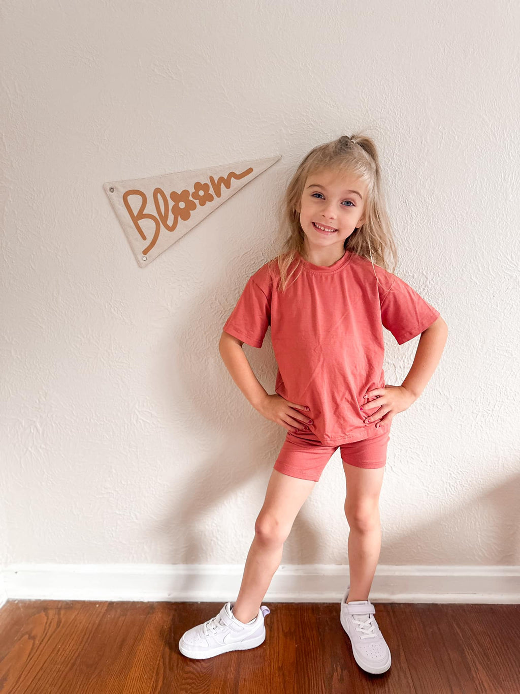 Soft Bamboo Baby Tee & Bike Shorts | Organic Baby Outfit for Sensitive Skin