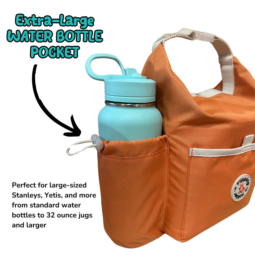 Insulated Baby Snack Tote with Bottle Pocket | Stroller Bag for On-the-Go Feeding
