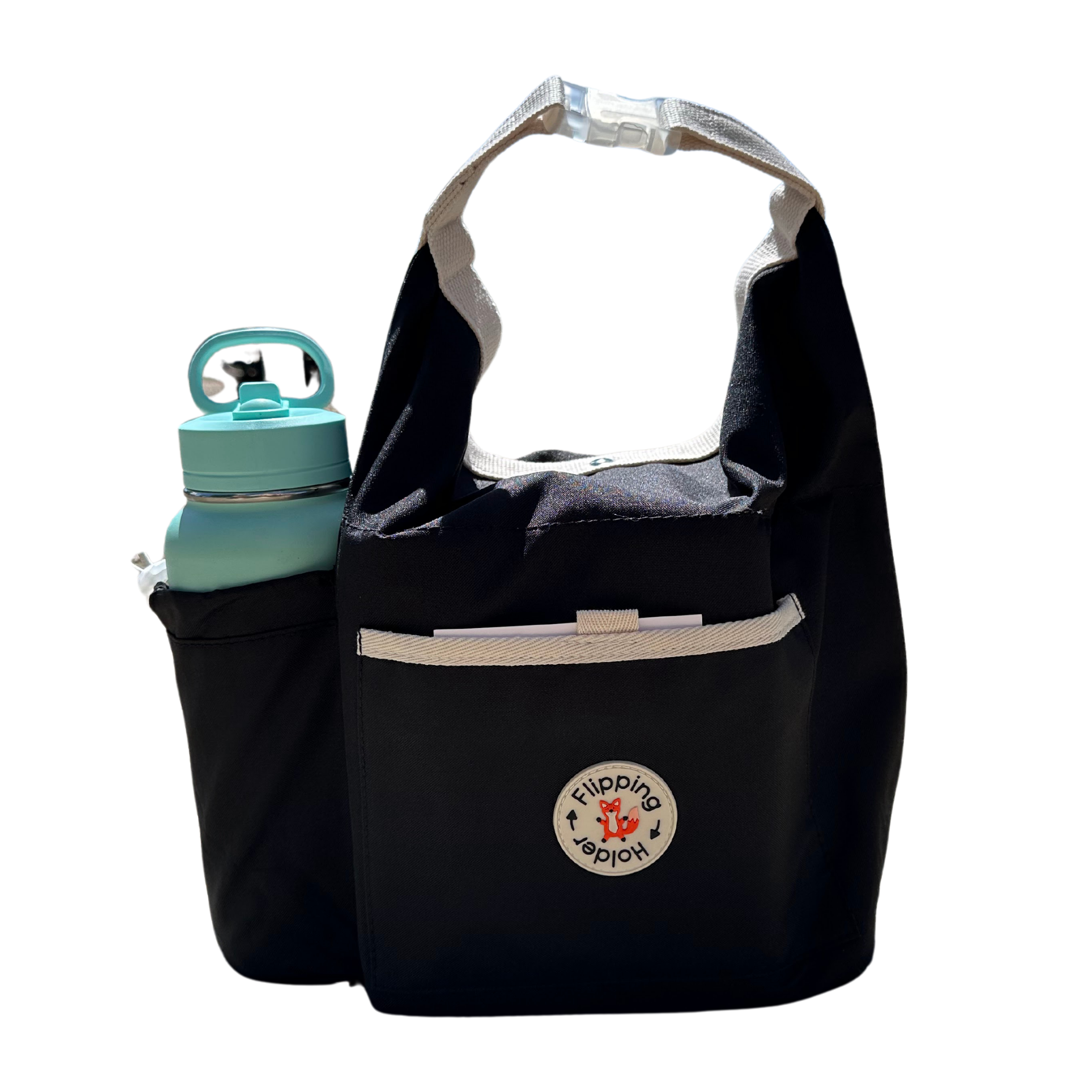 Insulated Baby Snack Tote with Bottle Pocket | Stroller Bag for On-the-Go Feeding