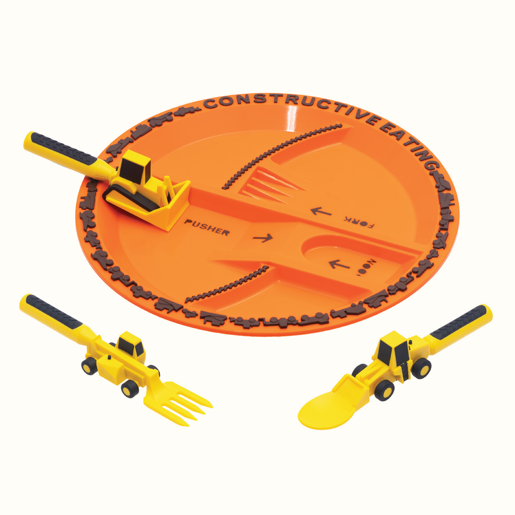 Baby Utensil & Plate Combo | Self-Feeding Set for Fine Motor Skills Development