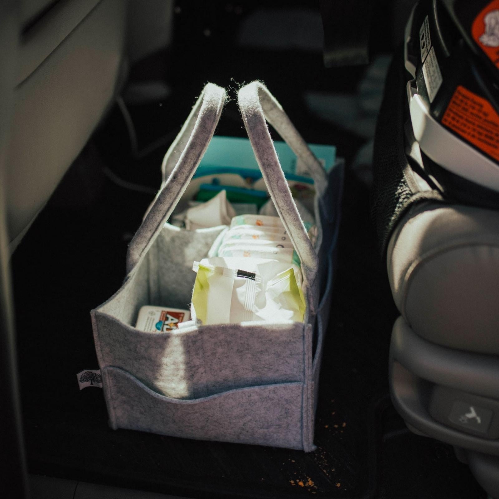 Felt Diaper Caddy Organizer | Portable Nursery Caddy Trusted by 14,000+ Moms