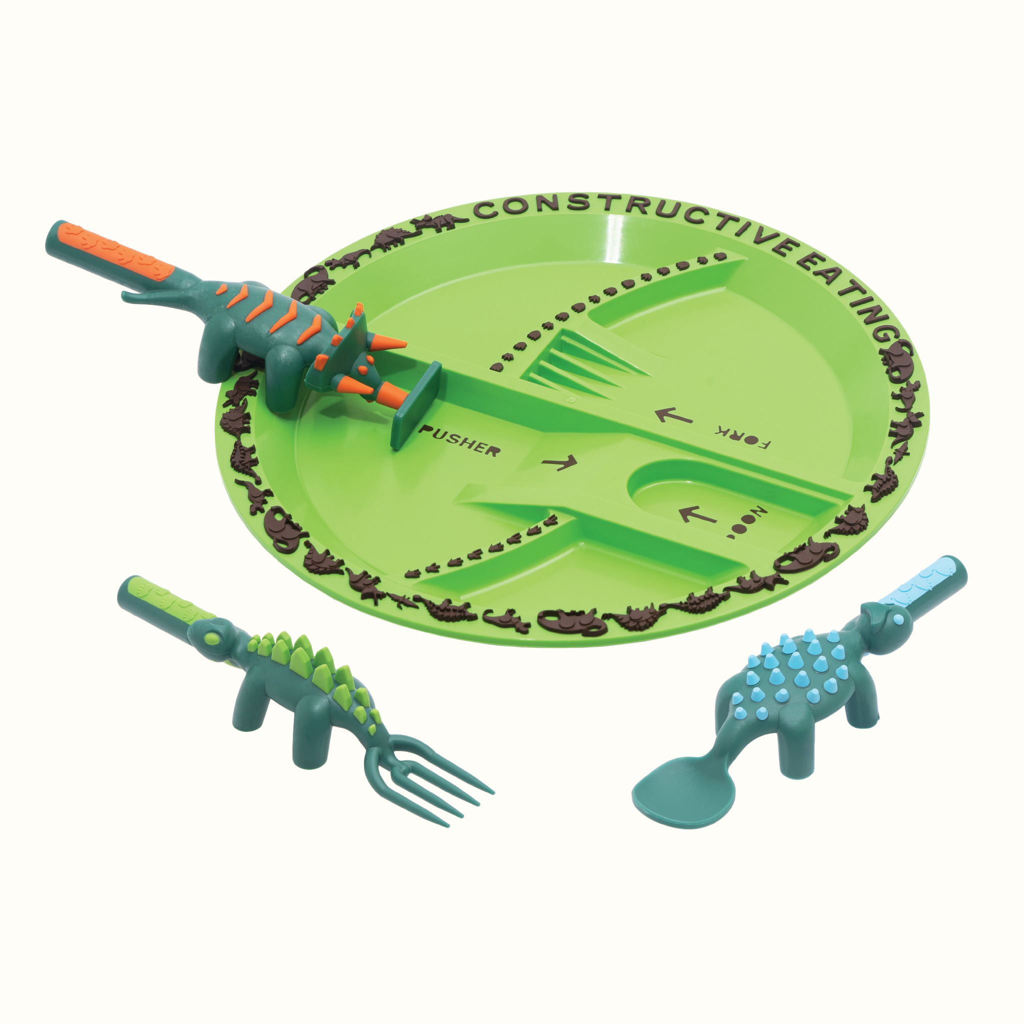 Baby Utensil & Plate Combo | Self-Feeding Set for Fine Motor Skills Development