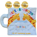 Peek-A-Photo 'I Love You!' | Soft Personalized Baby Photo Cloth Book | Lift-the-Flap