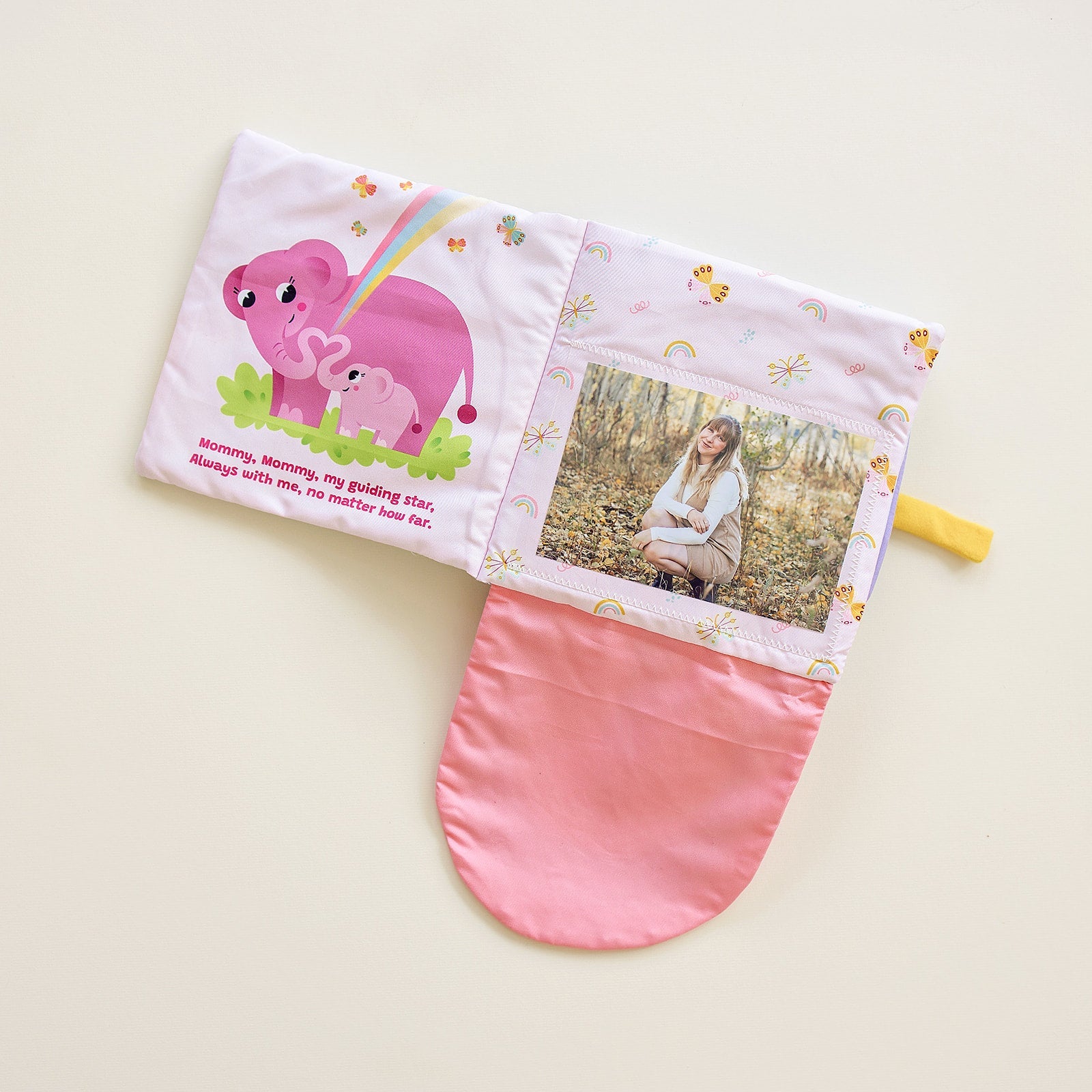 Peek-A-Photo 'I Love You!' | Soft Personalized Baby Photo Cloth Book | Lift-the-Flap
