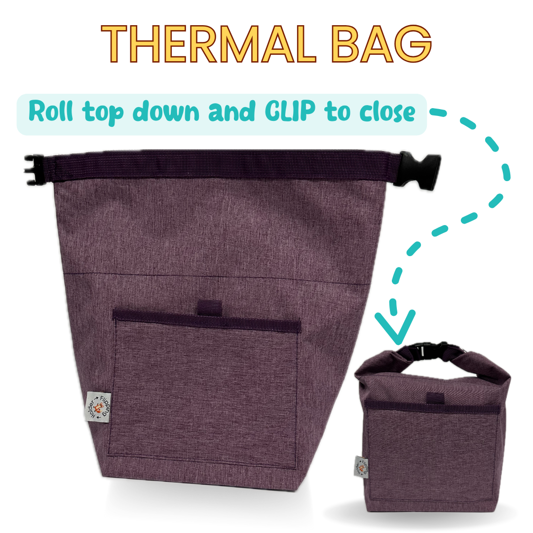 Baby Shower Gift Bundle | Flipping Holder, Reusable Pouches, Thermal Tote & Puree Guide