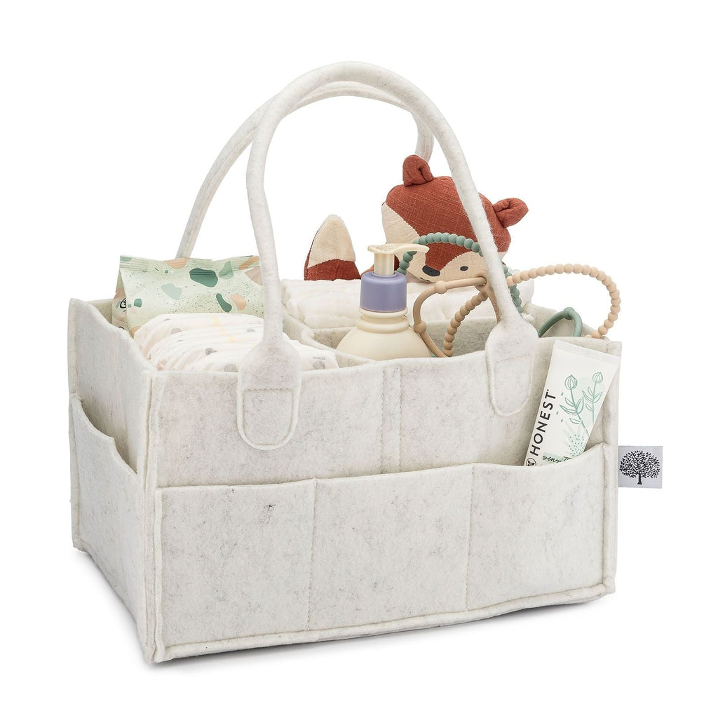 Felt Diaper Caddy Organizer | Portable Nursery Caddy Trusted by 14,000+ Moms