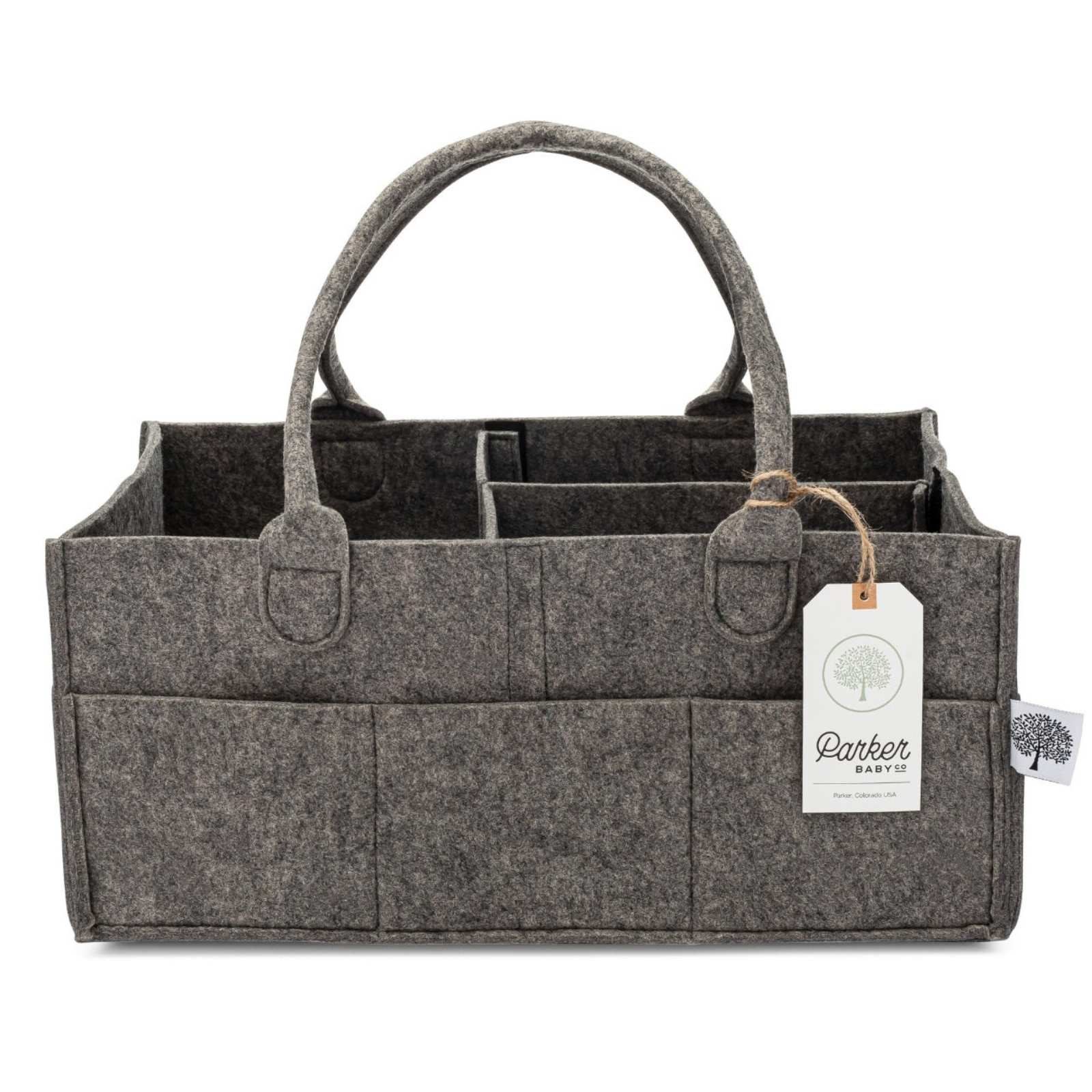 Felt Diaper Caddy Organizer | Portable Nursery Caddy Trusted by 14,000+ Moms