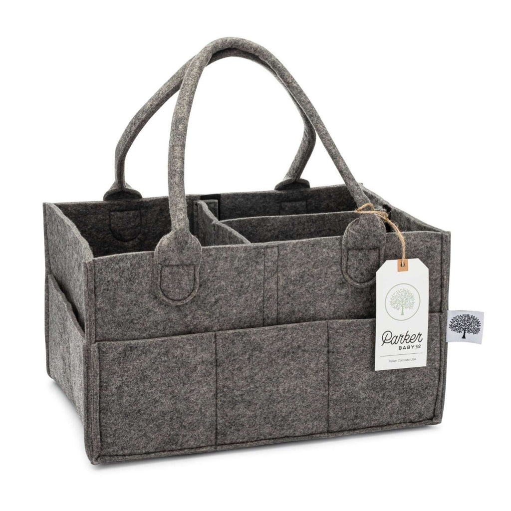 Felt Diaper Caddy Organizer | Portable Nursery Caddy Trusted by 14,000+ Moms