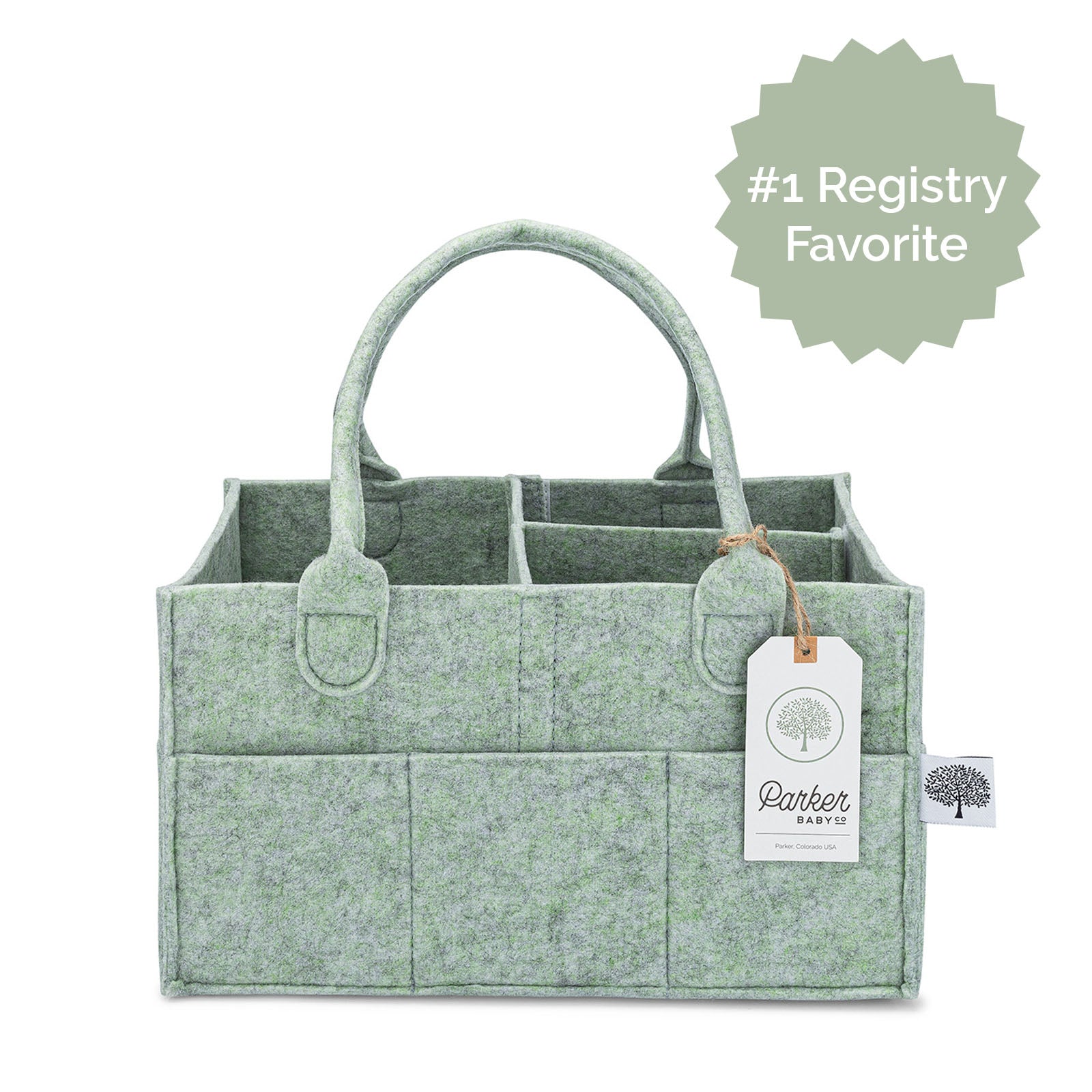 Felt Diaper Caddy Organizer | Portable Nursery Caddy Trusted by 14,000+ Moms