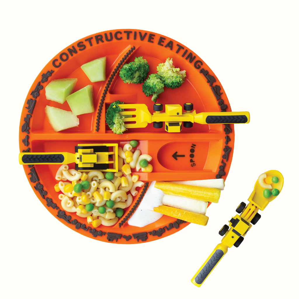 Baby Utensil & Plate Combo | Self-Feeding Set for Fine Motor Skills Development