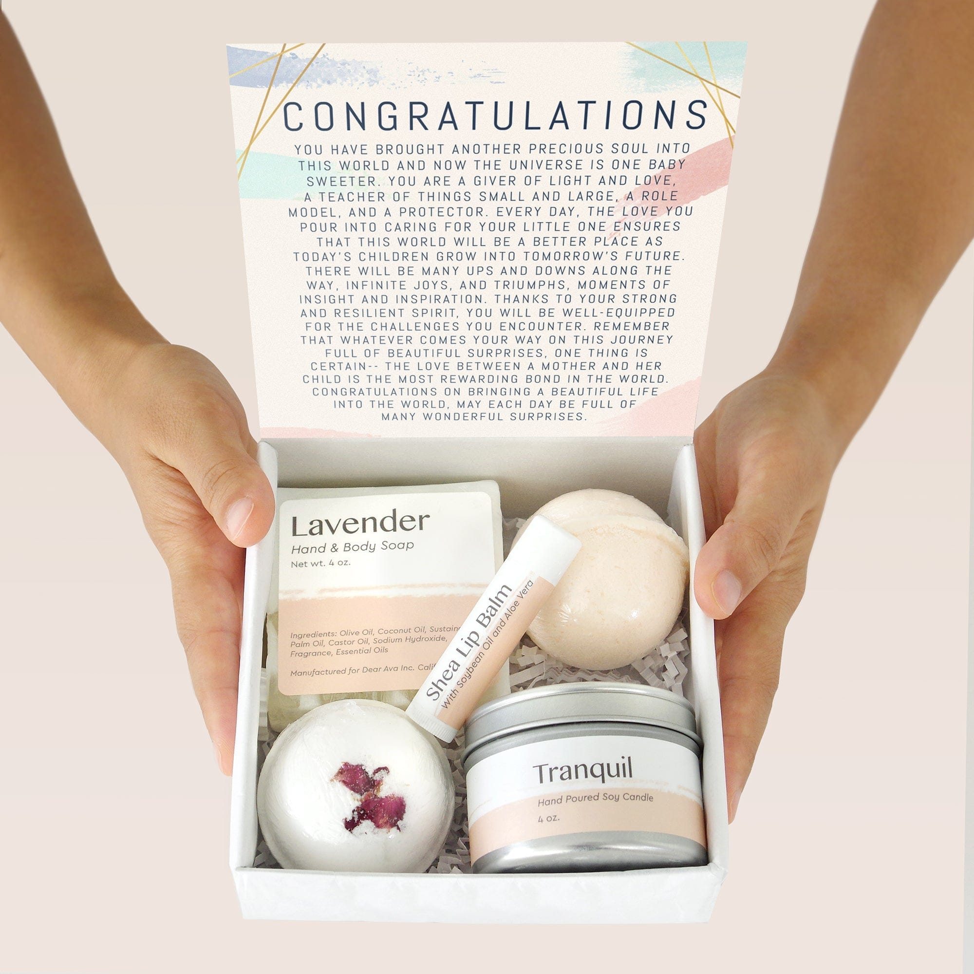 New Baby Pearl Necklace Gift Box Set | Keepsake Jewelry for New Moms