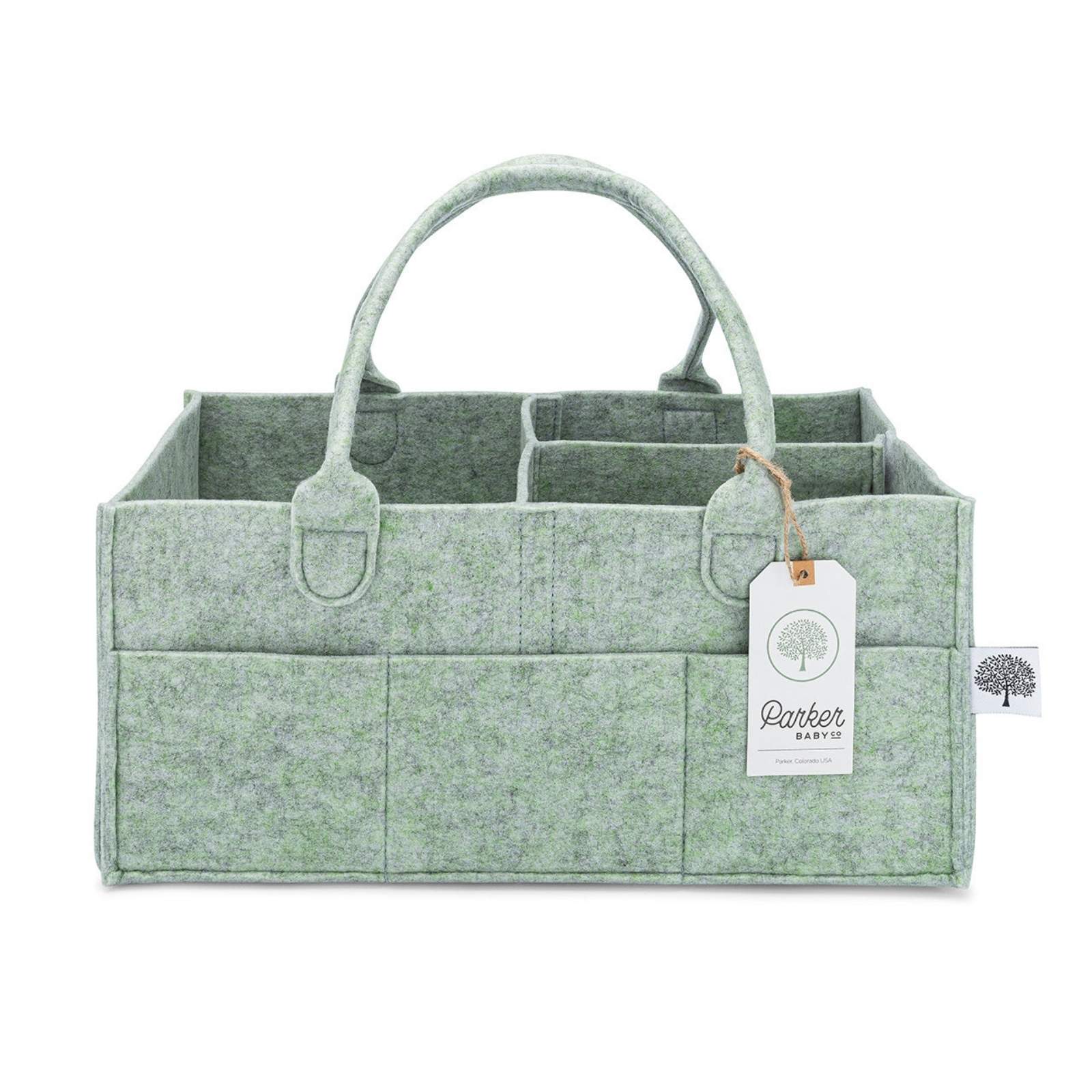 Felt Diaper Caddy Organizer | Portable Nursery Caddy Trusted by 14,000+ Moms